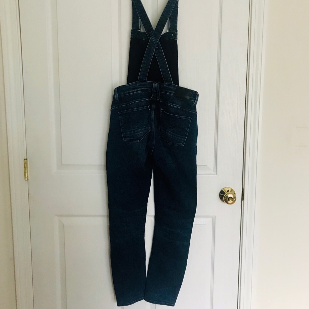 G-Star RAW Lynn High Waist Slim Navy Overalls - Picture 6 of 8